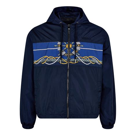 versace windbreaker mens|Versace nautical windbreaker men.